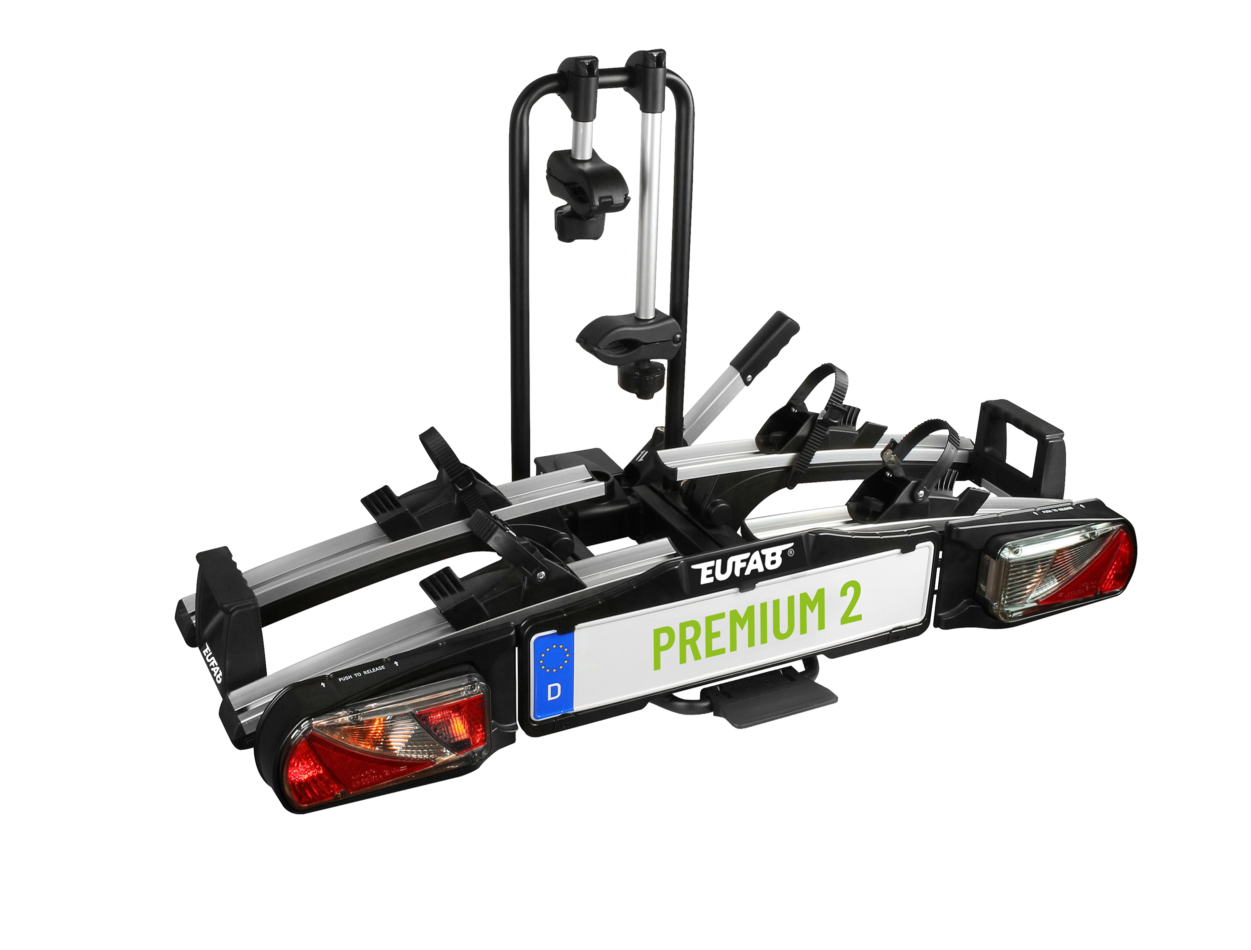 Eufab Bike Stopper Für Breite Reifen – Für Premium Heckträger (2 Fahrräder)